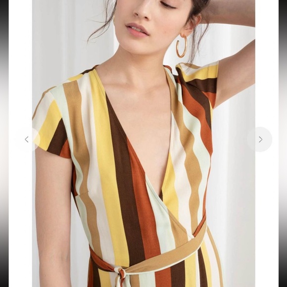 & Other Stories Wrap Dress - Picture 2 of 4